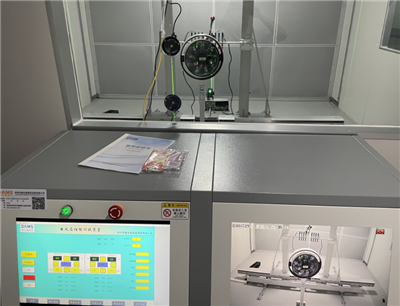 塔扇无叶风扇电风扇风量实验室